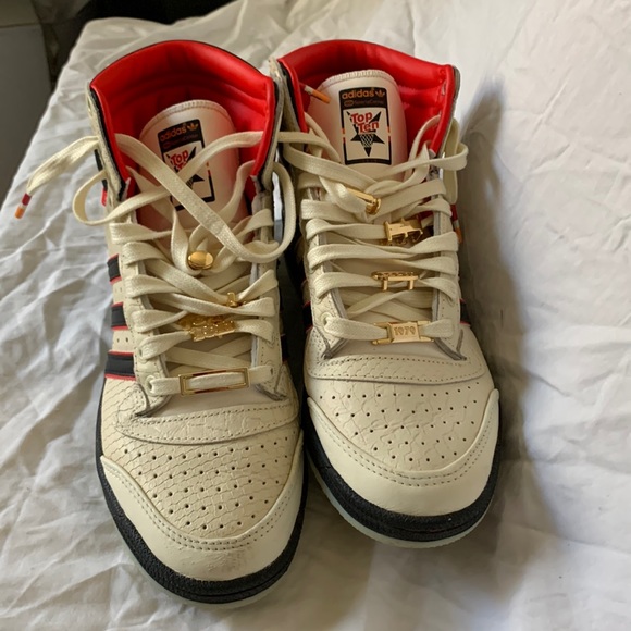 adidas Shoes Adidas Top Ten Hi Espn Shoes With Accessories Poshmark